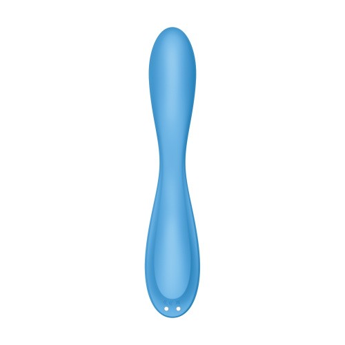 Satisfyer G-Spot Flex 4 - Вибратор для точки G, 19.5х3.8 см (голубой)